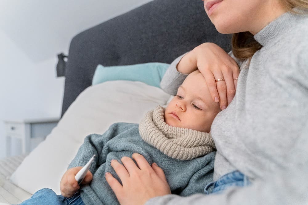 tratar la fiebre en niños